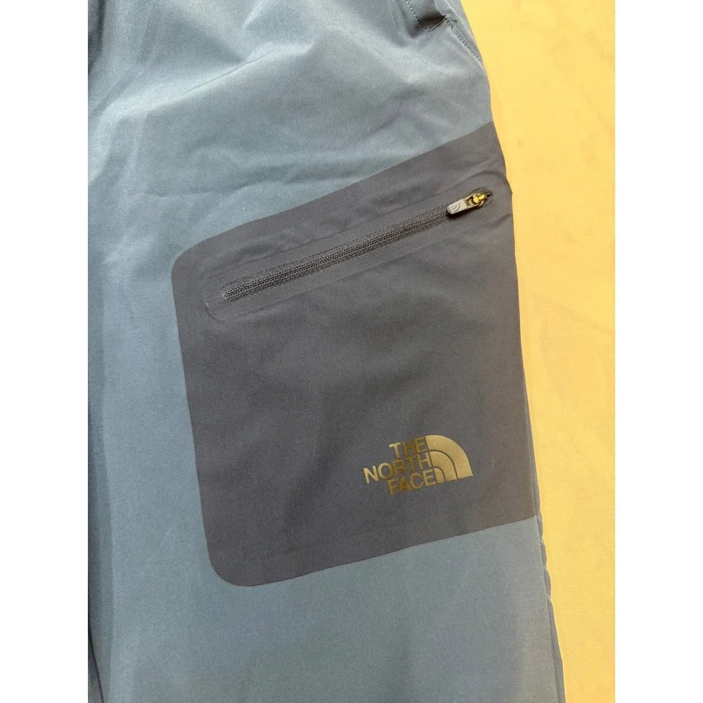 NORTH FACE Mens Medium Blue Lightweight Pull on Joggers Pants QQ16